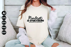 Mindset is Everything Svg, Motivational Svg Product Image 1