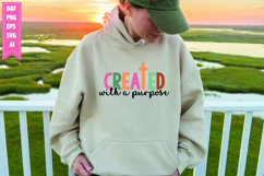 Created with a Purpose Svg, Christian Svg Designs Product Image 1