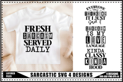 Sarcastic Svg 4 Designs, Funny Sarcasm Svg Designs Product Image 1