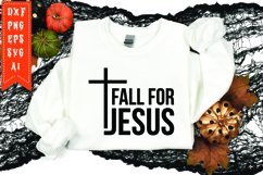 Fall For Jesus Svg, Halloween Svg, Funny Ghost Svg Product Image 1