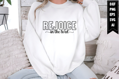 Rejoice in the Lord Svg, Christian Svg Designs Product Image 1