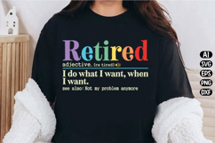 Retired Definition Funny Svg Design Product Image 2