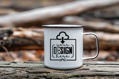 Camping White Enamel Mug Mockups Product Image 1