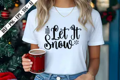 Let It Snow Svg, Christmas Svg Designs Product Image 1