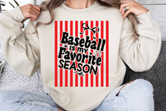Baseball is My Favorite Season SVG PNG Product Image 2