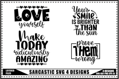 Sarcastic Svg 4 Designs Product Image 1