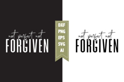 Not perfect Not forgiven Svg, Christian Svg Designs Product Image 1