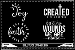 Bible Verse Svg 4 Designs, Religious Svg, God Svg Product Image 1