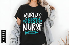 World&#039;s Best Nurse. Svg, Nurse Svg, Doctor Svg Product Image 1