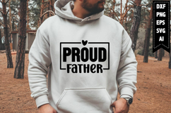 Proud Father Svg, Daddy Svg Designs Product Image 1