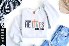 Plot Twist He Lives Luke Svg, Christian Svg, Jesus God Svg Product Image 1