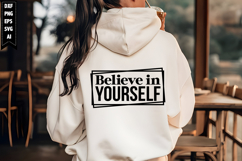 Believe in Yourself Svg, Motivation Svg Designs Product Image 1