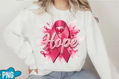 Breast Cancer Hope Survivor PNG Designs Product Image 2