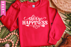 Choose Happiness Svg, Motivation Svg Designs Product Image 1