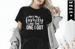 Ain't No Family Like the One I Got Svg, Family Svg Designs Product Image 1