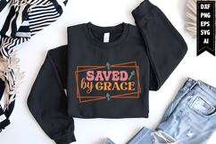 Saved by grace Svg, Religious Svg, Jesus God Svg Product Image 1