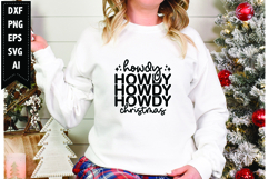 howdy Christmas Svg, Christmas Svg, Xmas Svg Product Image 1