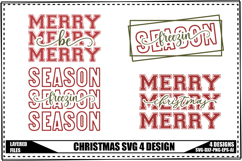 Christmas Svg 4 Designs, Xmas Svg Product Image 1