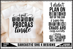 Sarcastic Svg 4 Designs, Funny Sarcasm Svg Designs Product Image 1