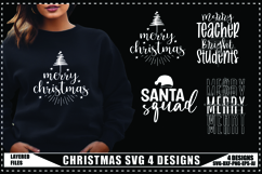 Christmas Svg 4 Designs, Funny Christmas Shirt Product Image 1