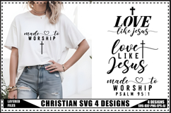 Christian Svg 4 Designs, Jesus Svg, Religious Svg Product Image 1