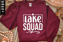 Lake Squad Svg, Vacation Svg Designs Product Image 1