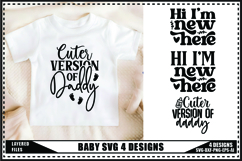 Funny Baby Svg 4 Designs, Newborn Svg Product Image 1