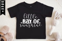 Little Ray of Sunshine Svg, Sarcastic Svg Designs Product Image 1