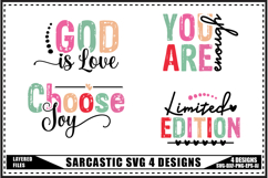Funny Sarcastic Svg 4 Designs Product Image 1