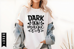 Dark Skin Magic Svg, Black Girl Svg Product Image 1