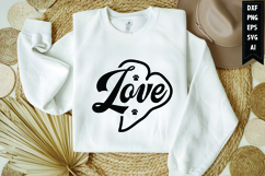 Love Svg, Dog Lover Svg Product Image 1