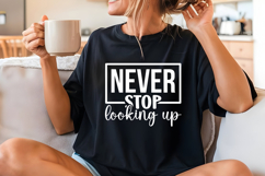 Never Stop Looking Up Svg, New Year Svg Designs Product Image 1