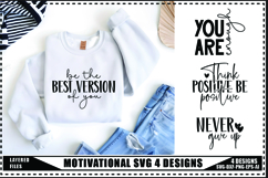 Motivation Svg 4 Designs, Self Love Motivation Svg Product Image 1