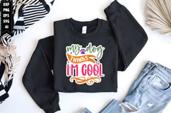 My Dog Thinks I’m Cool Svg, Dog Stickers Designs Product Image 1