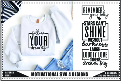 Motivation SVG 4 Designs, Self Love Motivation Svg Product Image 1