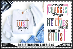 Christian SVG 4 Designs, Religious Svg, Jesus God Svg Product Image 1