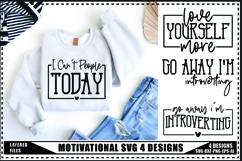 Motivation Svg 4 Designs, Self Love Motivation Svg Product Image 1