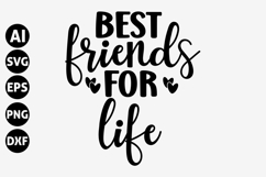 Best Friends for Life Svg, Funny friends Svg Product Image 1