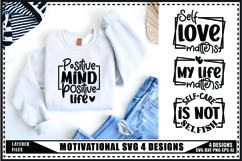 Motivation Svg 4 Designs, Self Love Motivation Svg Product Image 1