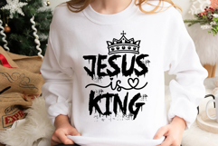 Jesus is King, Faith Svg, Christian Svg Product Image 2