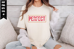 I'm Not Perfect Svg, Motivation Svg Designs Product Image 1