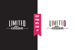Limited Edition Svg, Motivation Svg Designs Product Image 1