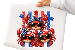 4th of July Crabs Png Product Image 1