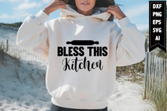 Bless This Kitchen Svg, Kitchen Svg Designs Product Image 1
