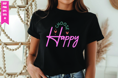 Choose Happy Svg, Motivation Svg Designs Product Image 1