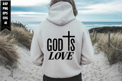 God is Love Svg, Motivation Svg Designs Product Image 1