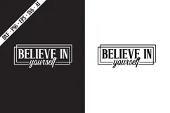 Believe in Yourself Svg, Motivation Svg Designs Product Image 1