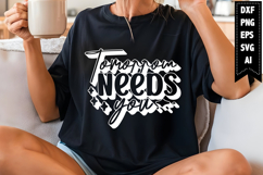 Tomorrow Needs You Svg, Inspirational Svg Designs Product Image 1