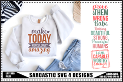 Sarcastic Svg 4 Designs, Funny Sarcasm Svg Product Image 1