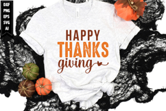 Happy Thanksgiving Svg, Autumn Svg, Fall Svg Designs Product Image 1